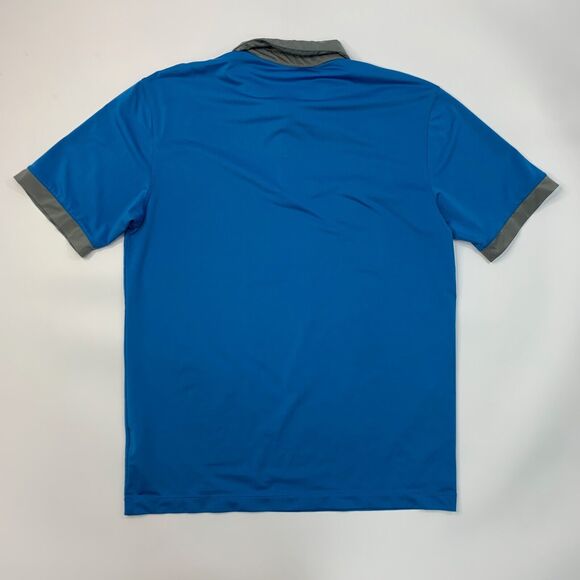 Nike Polo Shirt Mens Medium Astral Blue Golf Tour Performance Ultra 2.0 Dri Fit - Picture 8 of 12